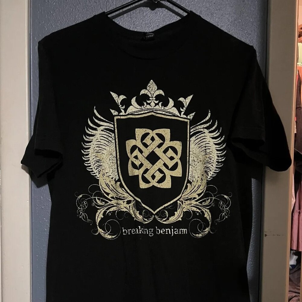 Breaking Benjamin Band Black Tour T-Shirt